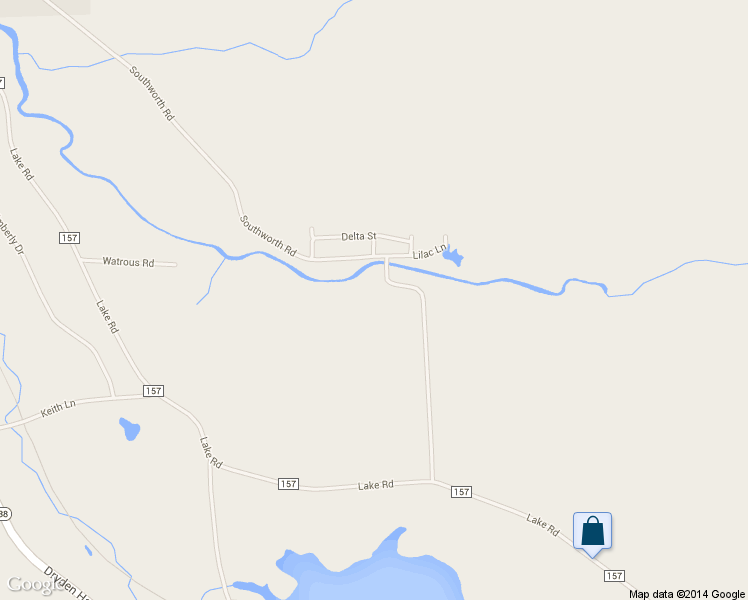 map of restaurants, bars, coffee shops, grocery stores, and more near 246 Southworth Road in Dryden