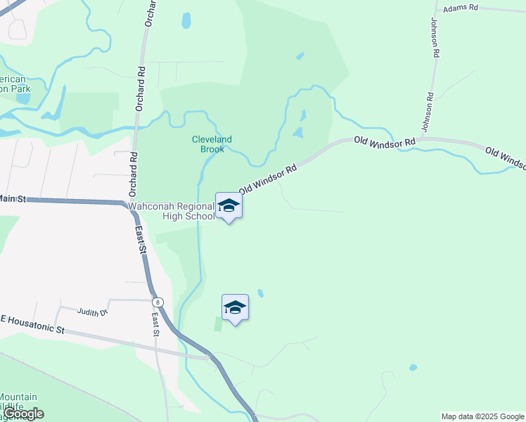 map of restaurants, bars, coffee shops, grocery stores, and more near 150 Old Windsor Road in Dalton