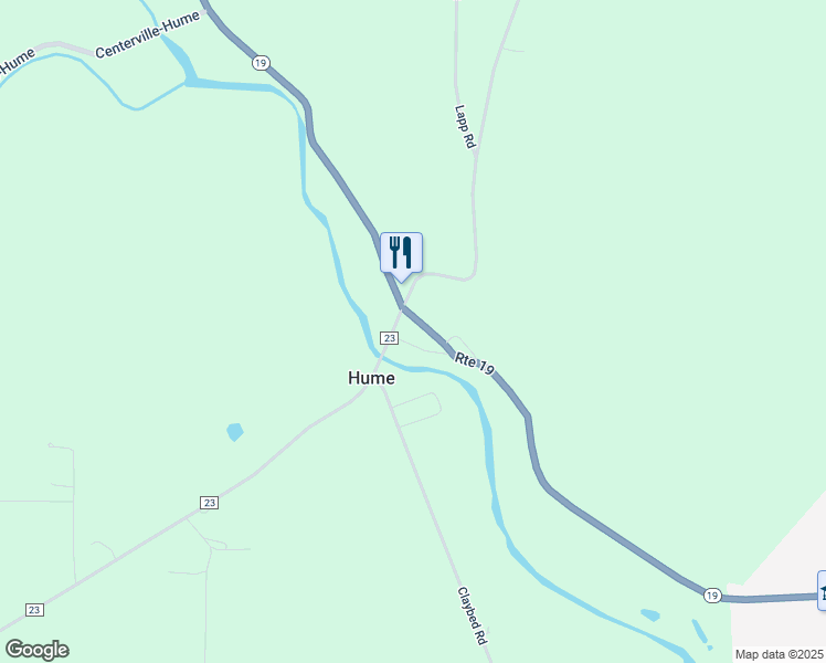 map of restaurants, bars, coffee shops, grocery stores, and more near in Hume