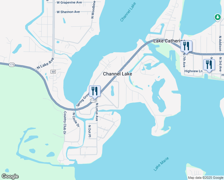 map of restaurants, bars, coffee shops, grocery stores, and more near 26076 Park Place in Antioch