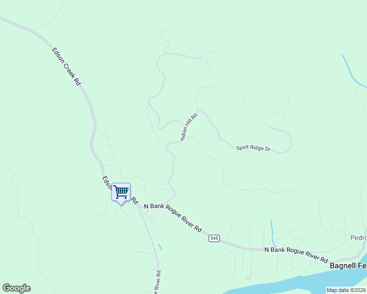 map of restaurants, bars, coffee shops, grocery stores, and more near 95340 Tututni Hollow Road in Gold Beach