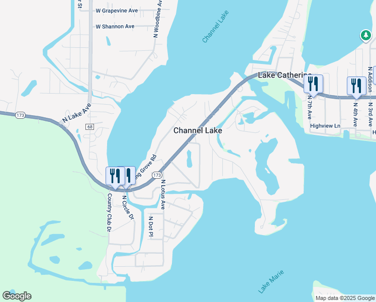 map of restaurants, bars, coffee shops, grocery stores, and more near 26076 Park Place in Antioch