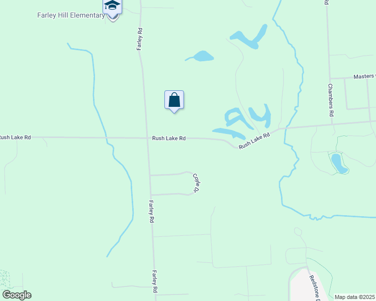 map of restaurants, bars, coffee shops, grocery stores, and more near 1910 Rush Lake Road in Pinckney