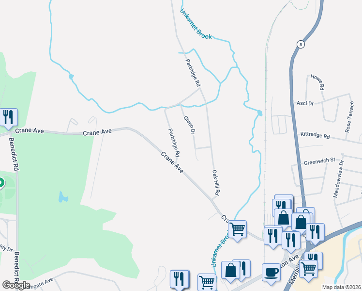 map of restaurants, bars, coffee shops, grocery stores, and more near 1 Partridge Road in Pittsfield