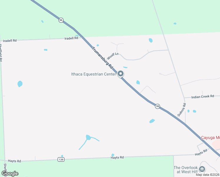 map of restaurants, bars, coffee shops, grocery stores, and more near 1456 Trumansburg Road in Ithaca