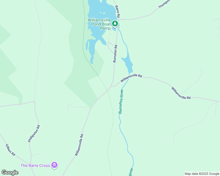 map of restaurants, bars, coffee shops, grocery stores, and more near 195 Williamsville Road in Hubbardston