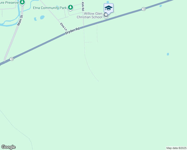 map of restaurants, bars, coffee shops, grocery stores, and more near 17 Mineah Rd in Freeville