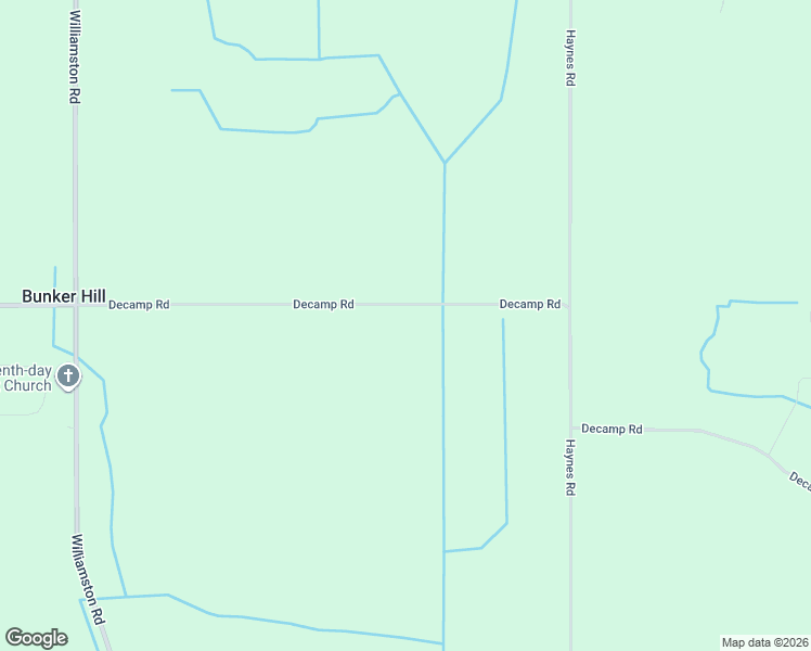 map of restaurants, bars, coffee shops, grocery stores, and more near 1334 Decamp Road in Leslie
