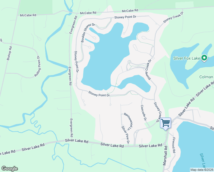 map of restaurants, bars, coffee shops, grocery stores, and more near 10540 Lighthouse Pointe in South Lyon