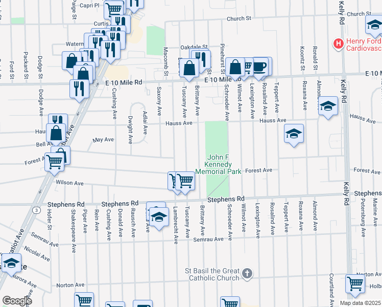 24584 Tuscany Avenue, Eastpointe MI Walk Score
