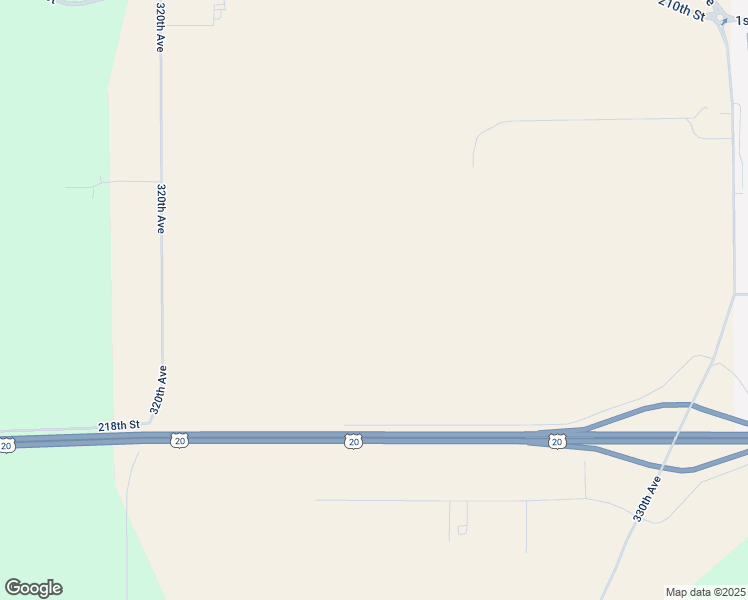 map of restaurants, bars, coffee shops, grocery stores, and more near 3265 218th Street in Dyersville