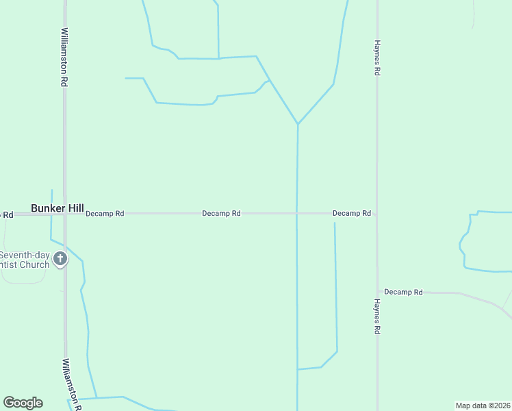 map of restaurants, bars, coffee shops, grocery stores, and more near 1334 Decamp Road in Leslie
