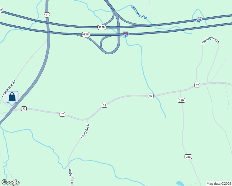 map of restaurants, bars, coffee shops, grocery stores, and more near 201 County Road 32 in Nassau