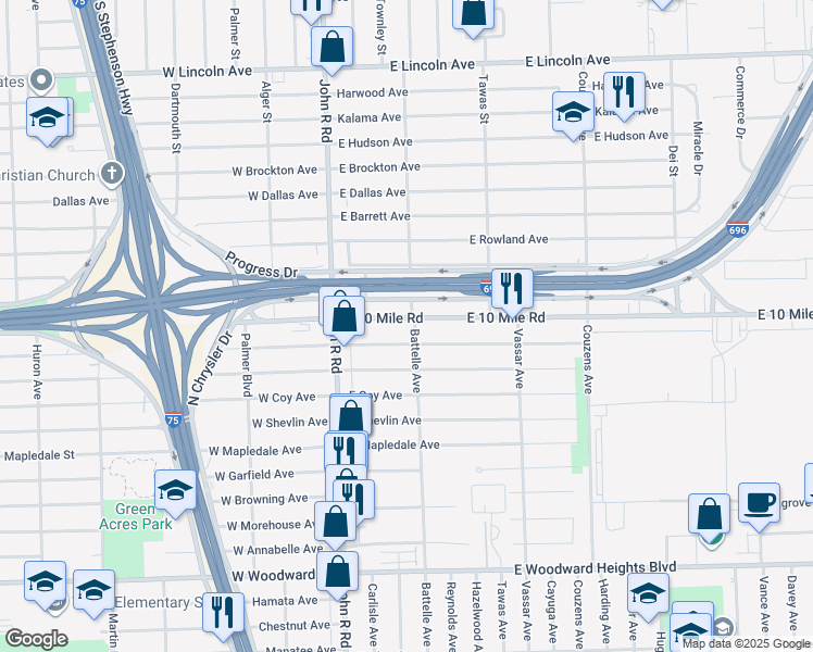 150 East 10 Mile Road, Hazel Park MI Walk Score