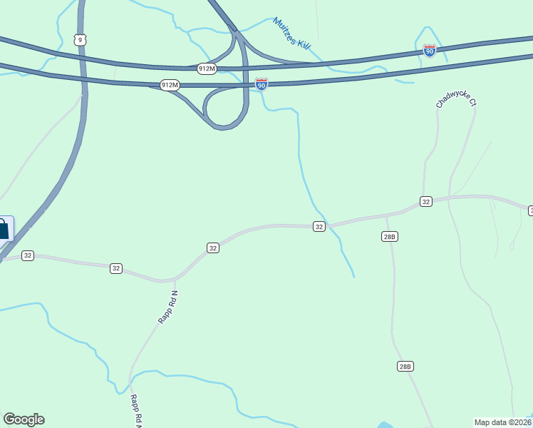 map of restaurants, bars, coffee shops, grocery stores, and more near 201 County Road 32 in Nassau