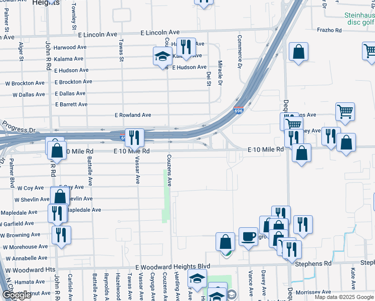 1234 East 10 Mile Road, Hazel Park MI Walk Score