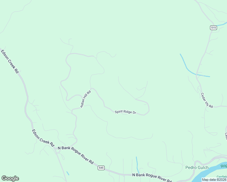 map of restaurants, bars, coffee shops, grocery stores, and more near 95680 Spirit Ridge Road in Gold Beach