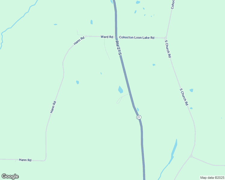 map of restaurants, bars, coffee shops, grocery stores, and more near 9785 State Route 21 in Wayland
