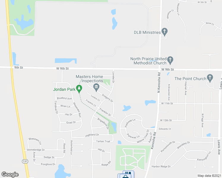 map of restaurants, bars, coffee shops, grocery stores, and more near 1006 Lorelei Drive in Zion