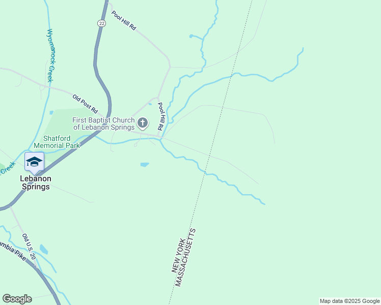 map of restaurants, bars, coffee shops, grocery stores, and more near 84 Main Street in New Lebanon