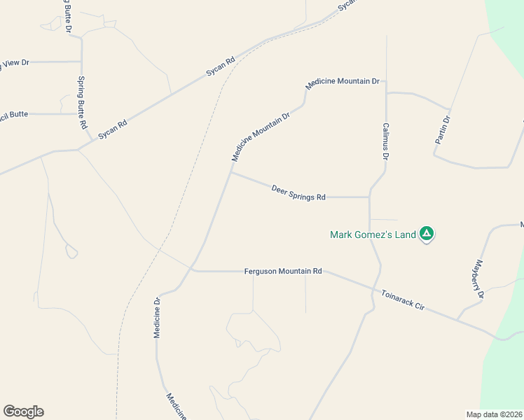 map of restaurants, bars, coffee shops, grocery stores, and more near 45718 Deer Springs Road in Beatty