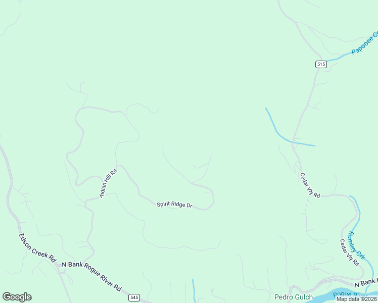 map of restaurants, bars, coffee shops, grocery stores, and more near 95645 Spirit Ridge Road in Gold Beach