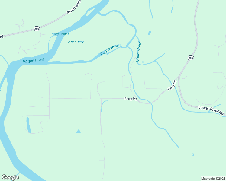 map of restaurants, bars, coffee shops, grocery stores, and more near 448 Ferry Road in Grants Pass