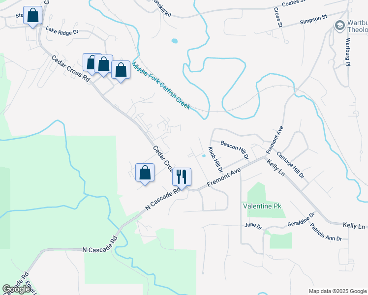 map of restaurants, bars, coffee shops, grocery stores, and more near 600 Duggan Drive in Dubuque