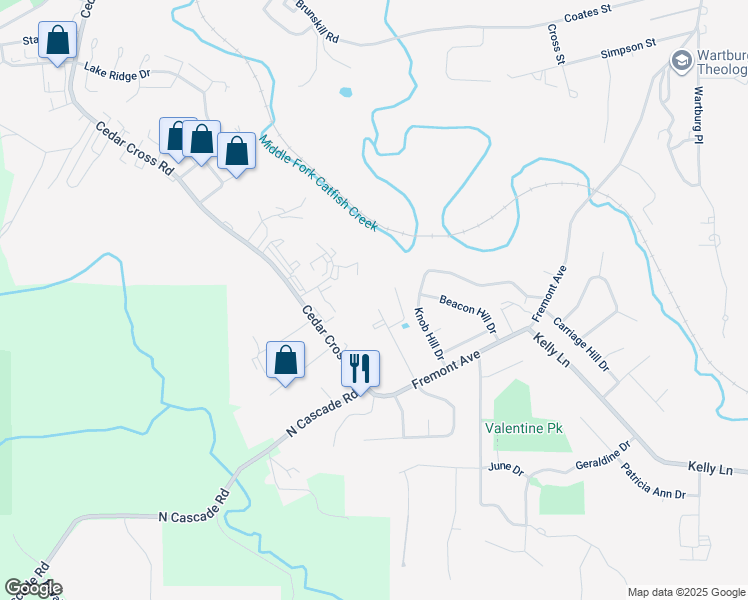 map of restaurants, bars, coffee shops, grocery stores, and more near 600 Duggan Drive in Dubuque