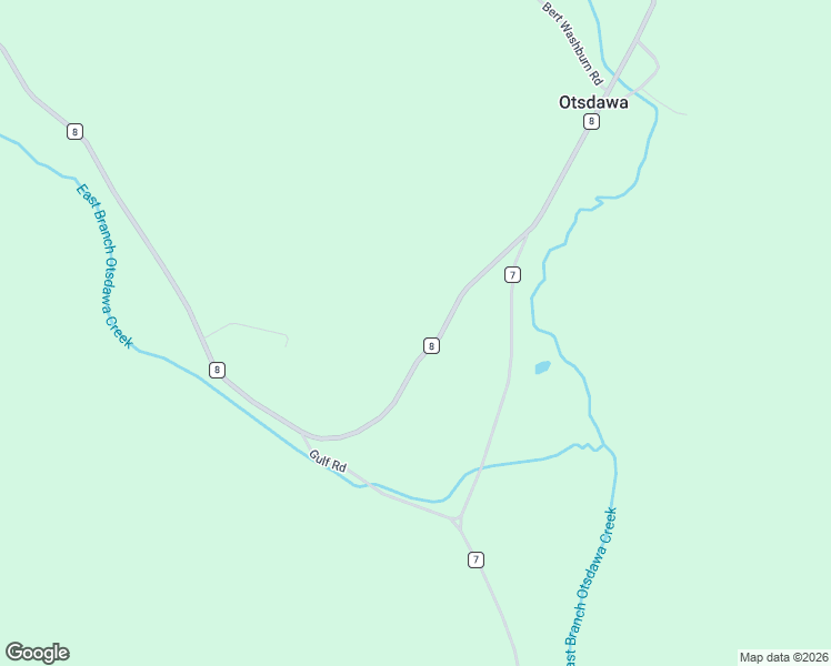 map of restaurants, bars, coffee shops, grocery stores, and more near 1937 County Road 8 in Otego