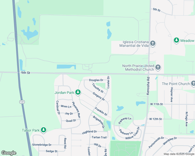 map of restaurants, bars, coffee shops, grocery stores, and more near 4112 Douglas Drive in Zion