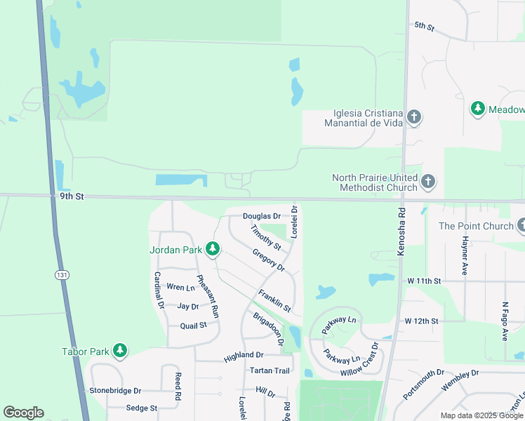 map of restaurants, bars, coffee shops, grocery stores, and more near 4112 Douglas Drive in Zion