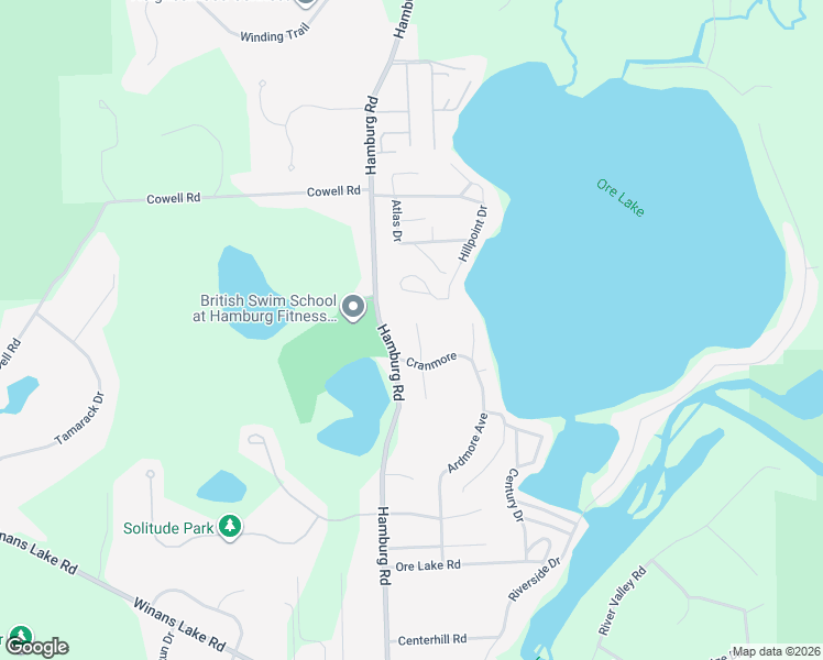 map of restaurants, bars, coffee shops, grocery stores, and more near 8548 Legrand Drive in Brighton