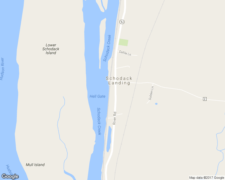 map of restaurants, bars, coffee shops, grocery stores, and more near 585 River Road in Schodack Landing