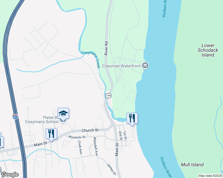 map of restaurants, bars, coffee shops, grocery stores, and more near in 