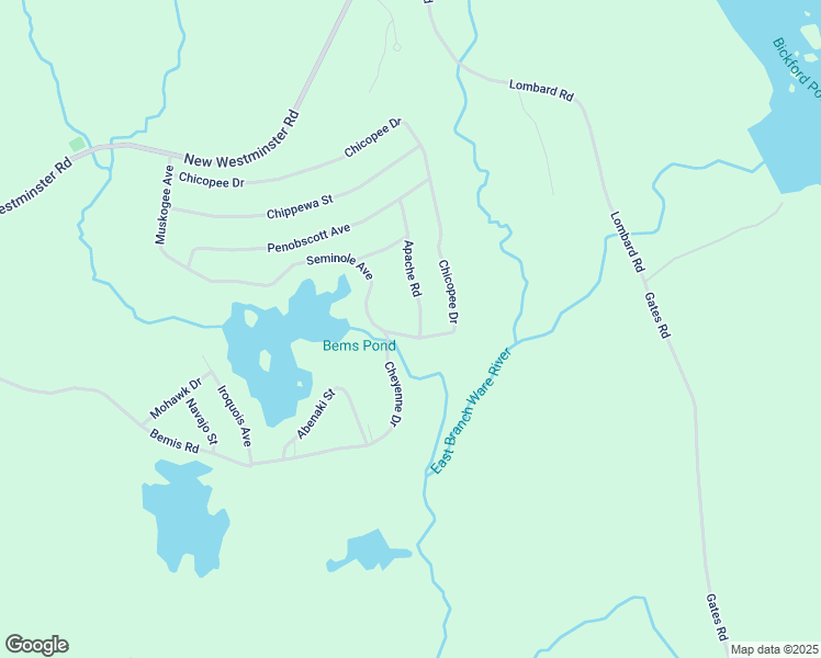 map of restaurants, bars, coffee shops, grocery stores, and more near 1 Apache Road in Hubbardston