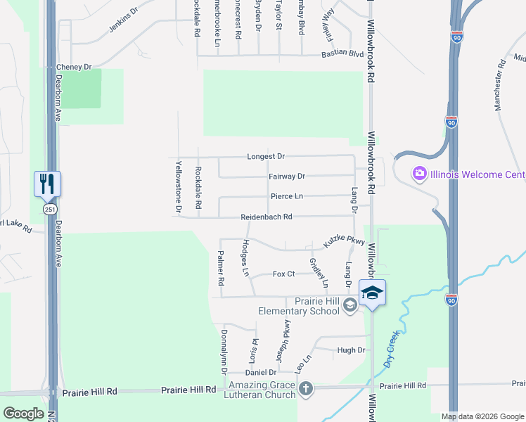 map of restaurants, bars, coffee shops, grocery stores, and more near 5660 Reidenbach Road in South Beloit