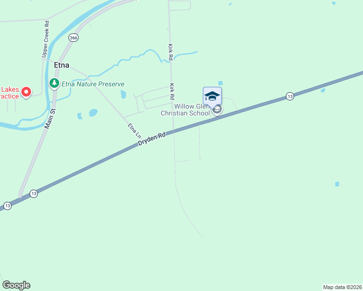 map of restaurants, bars, coffee shops, grocery stores, and more near 5 Mineah Road in Freeville