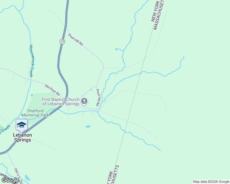 map of restaurants, bars, coffee shops, grocery stores, and more near 39 Old Mountain Road in New Lebanon