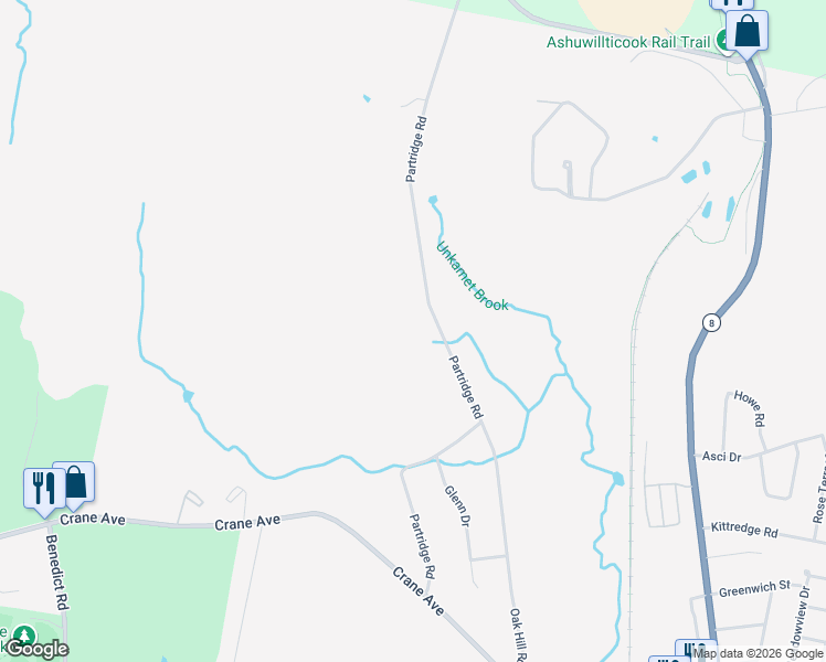 map of restaurants, bars, coffee shops, grocery stores, and more near 225 Partridge Rd in Pittsfield