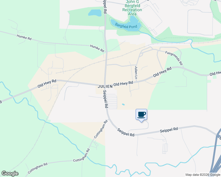 map of restaurants, bars, coffee shops, grocery stores, and more near 14957 Old Highway Road in Dubuque