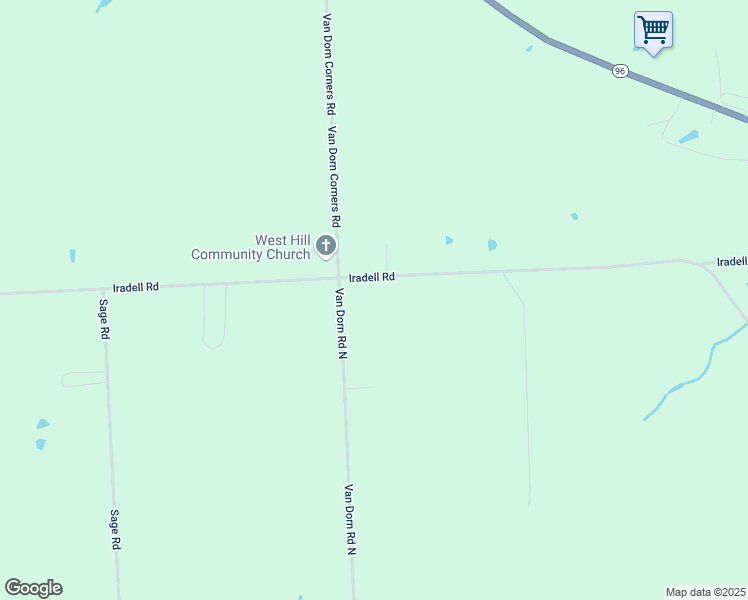 map of restaurants, bars, coffee shops, grocery stores, and more near 253 Iradell Road in Ithaca