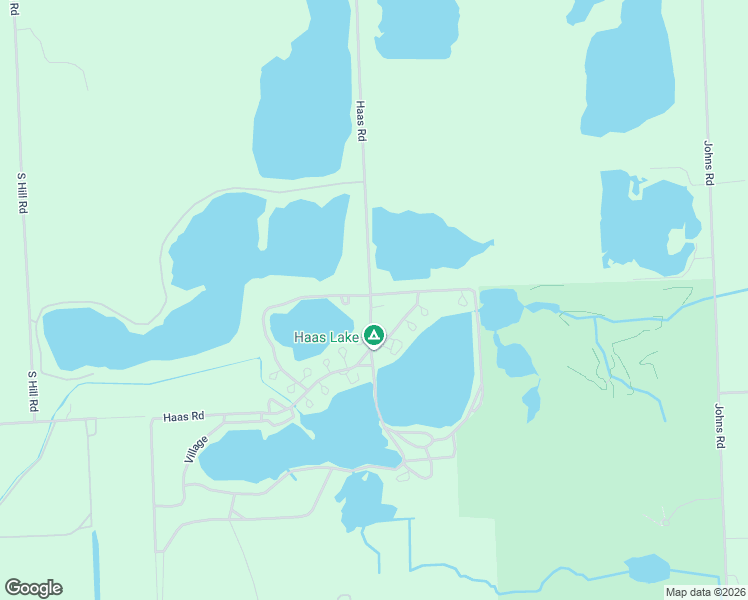 map of restaurants, bars, coffee shops, grocery stores, and more near 25800 Haas Road in Lyon Township