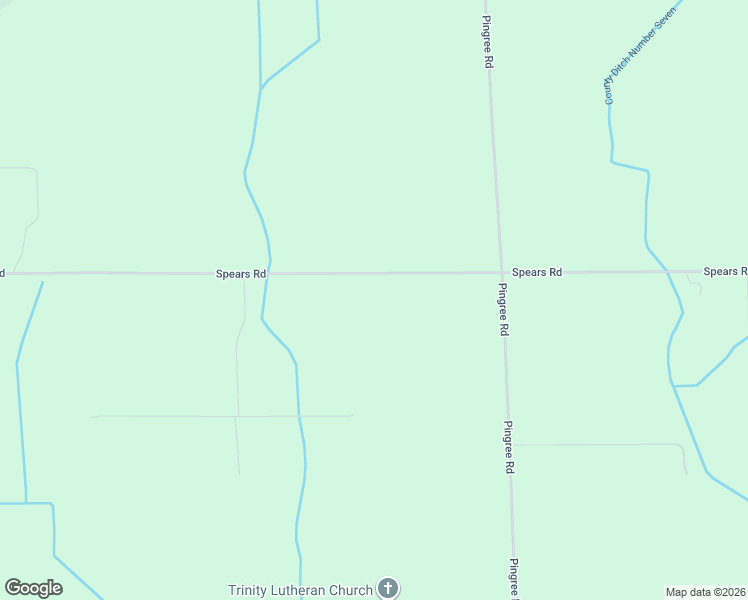 map of restaurants, bars, coffee shops, grocery stores, and more near 5809 Spears Road in Pinckney