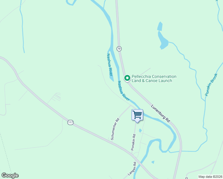 map of restaurants, bars, coffee shops, grocery stores, and more near 303 Ponakin Road in Lancaster