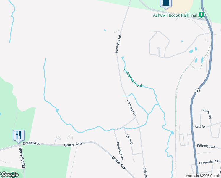 map of restaurants, bars, coffee shops, grocery stores, and more near 225 Partridge Rd in Pittsfield