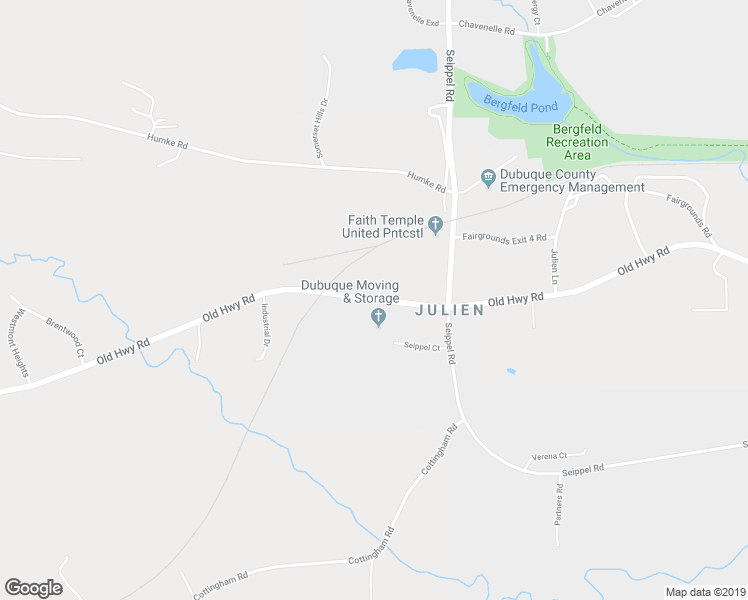 map of restaurants, bars, coffee shops, grocery stores, and more near 8460 Old Highway Road in Peosta