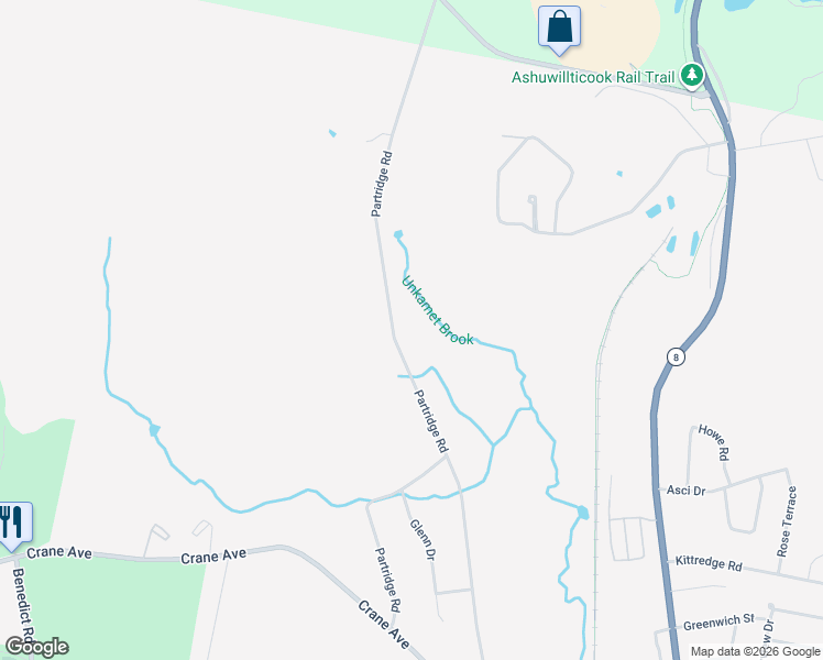 map of restaurants, bars, coffee shops, grocery stores, and more near 228 Partridge Road in Pittsfield