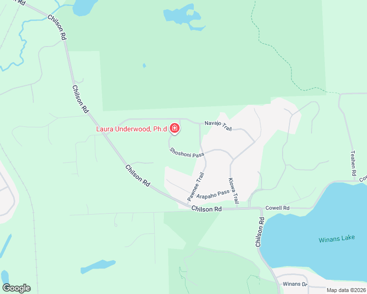 map of restaurants, bars, coffee shops, grocery stores, and more near 5523 Shoshoni Pass in Pinckney