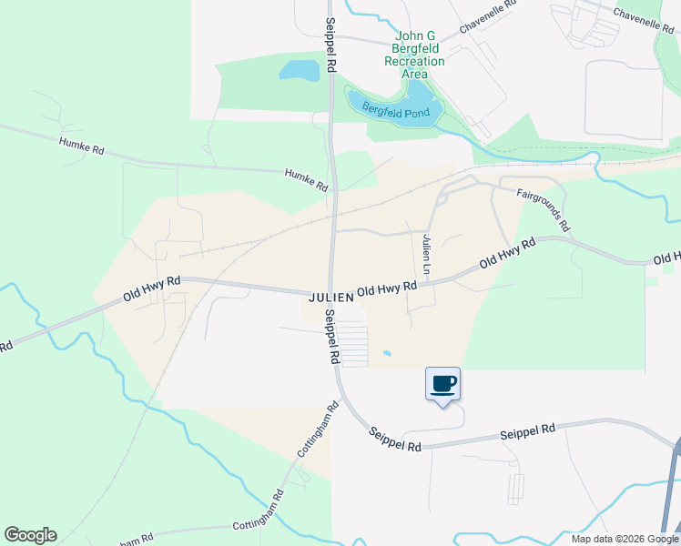 map of restaurants, bars, coffee shops, grocery stores, and more near 14957 Old Highway Road in Dubuque